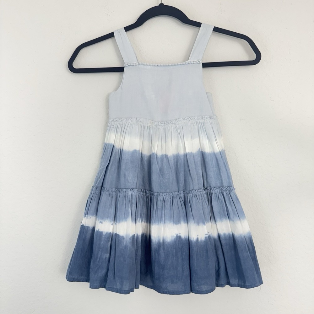 Isaac Mizrahi Tiered Sundress Smocked Tie Dye Blue Girls‎ 3T NWOT